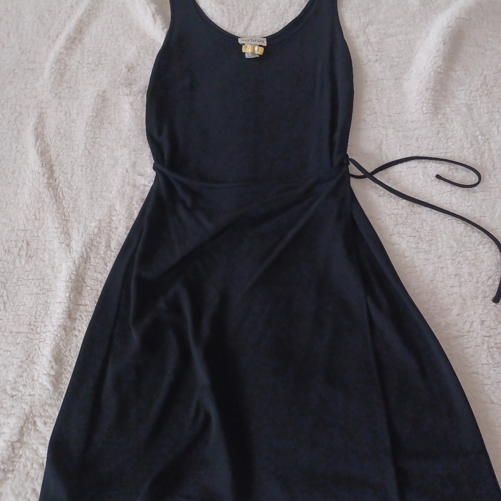 Ann Taylor mock wrap dress